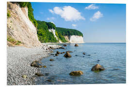 Foam board print Chalk cliffs on the coast of Rügen