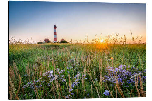 Gallery print Westerheversand lighthouse