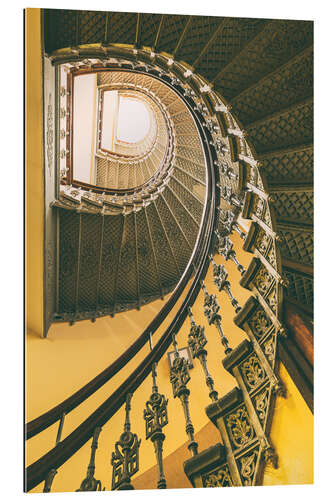 Gallery print Yellow staircase