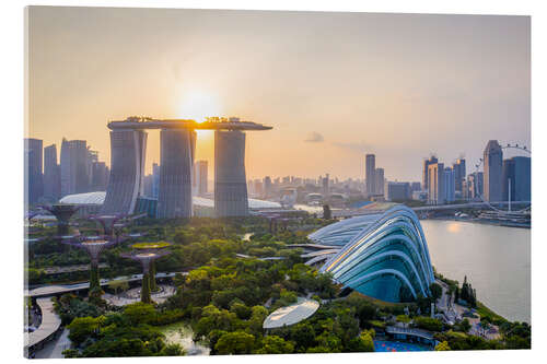 Obraz na szkle akrylowym Gardens by the Bay, Singapore