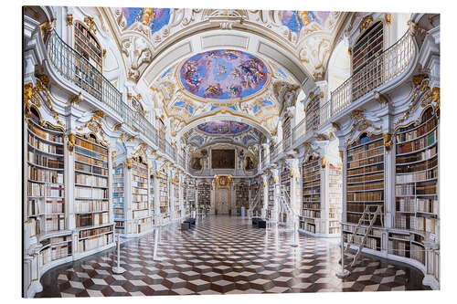 Aluminium print Abbey Library Admont