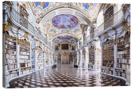 Canvas print Abbey Library Admont