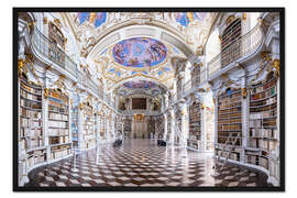 Gerahmter Kunstdruck Stiftsbibliothek Admont