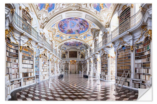 Selvklæbende plakat Abbey Library Admont