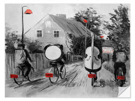 Wandsticker Talentiertes Quartett