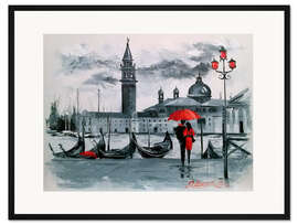 Gerahmter Kunstdruck Venedig
