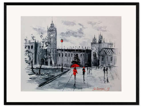 Framed art print London