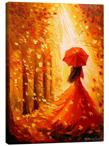 Obraz na płótnie Lady autumn