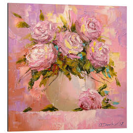 Magnettafel Rosenstrauß