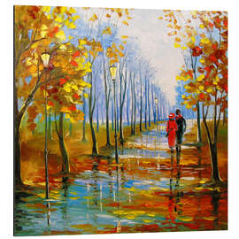 Magnettafel Herbstspaziergang