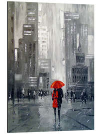 Magnettafel Spaziergang in New York