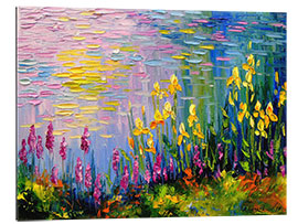 Gallery print Flowers at the summer pond