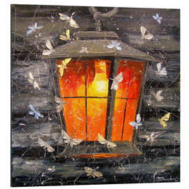 Magnettafel Nachtlaterne