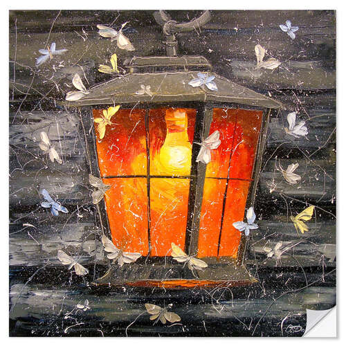 Wall sticker Night lantern