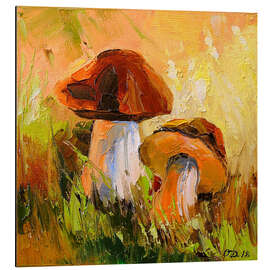 Magnettafel Steinpilze