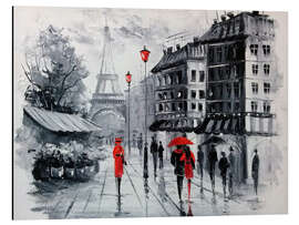 Magnettafel Die Straßen von Paris