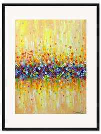 Gerahmter Kunstdruck Zarte Abstraktion