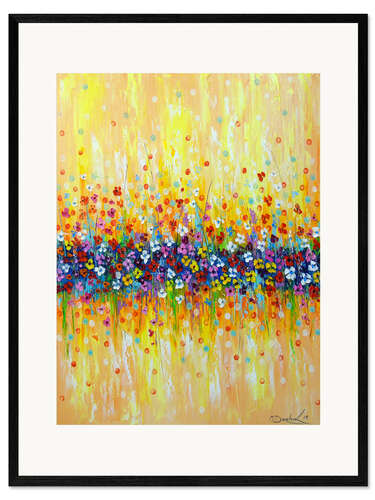 Impression artistique encadrée Douce abstraction