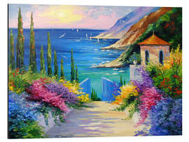 Magnettafel Sonniger Morgen am Meer