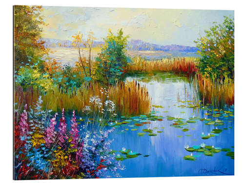 Gallery print Flowers by the pond