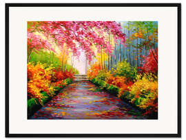 Gerahmter Kunstdruck Leuchtende Farben