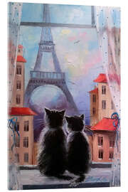 Akrylbillede  Together in Paris - Olha Darchuk