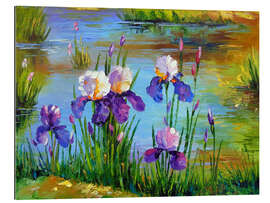 Gallery print Irises at the pond