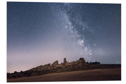 Foam board print Milky Way Teufelsmauer