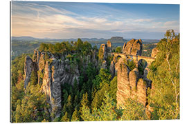 Gallery print Bastei bridge on a summer morning