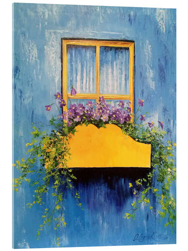 Acrylic print Romantic window