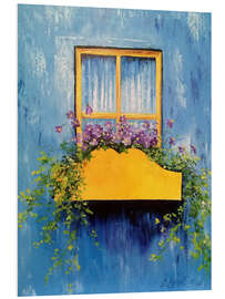 Foam board print Romantic window