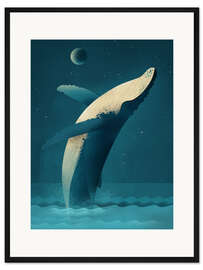 Framed art print Humpback Whale