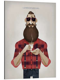 Aluminium print Lumbersexual