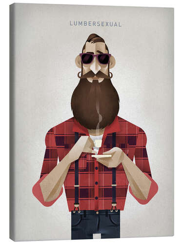 Canvas-taulu Lumbersexual