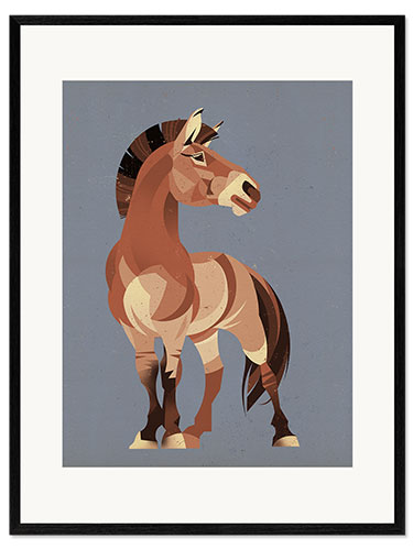 Framed art print Horse