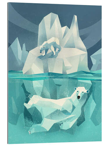 Gallery print Polar bears