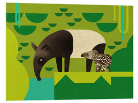 Cuadro de PVC Tapir