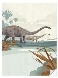 Sisustustarra Diplodocus