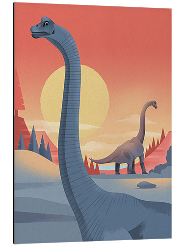 Quadro em alumínio Brachiosaurus