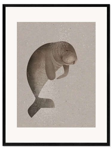 Framed art print Dugong