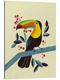 Tableau en aluminium Toucan II