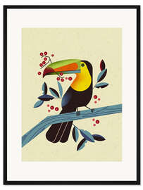 Gerahmter Kunstdruck Tukan II