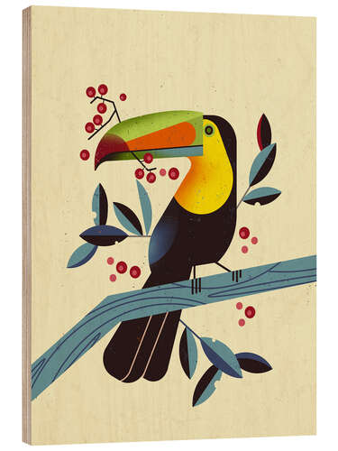 Wood print Tucan II