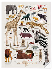 Wall sticker  Africa&#039;s wildlife - Dieter Braun