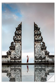 Selvklebende plakat Sky Gate, Bali