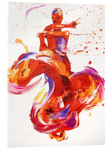 Quadro em acrílico Flamenco