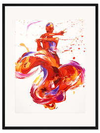 Gerahmter Kunstdruck Flamenco