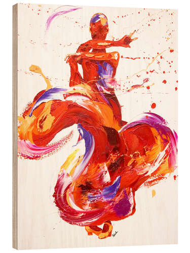 Holzbild Flamenco