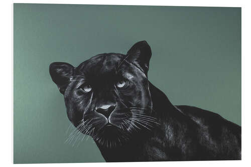 Foam board print Emerald panther