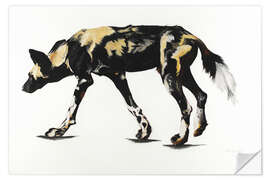 Selvklæbende plakat Great African Wild Dog III